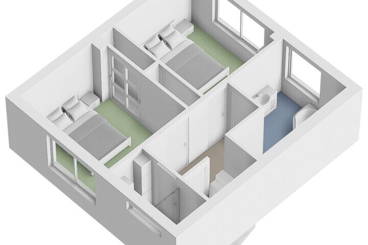 Plattegrond – Bovendonksestraat 33, Hoeven