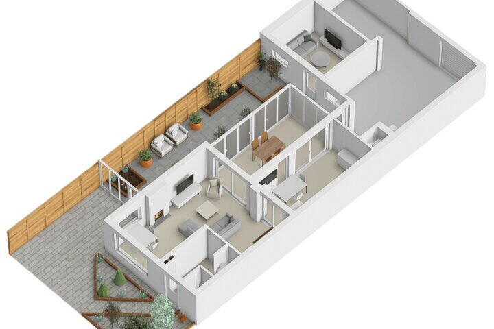Plattegrond – Bovendonksestraat 33, Hoeven