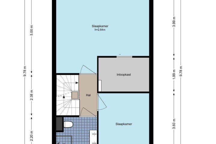 Plattegrond – Bovenkerkerweg 27 C, Amstelveen