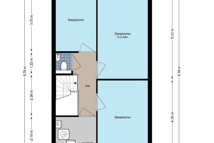 Plattegrond – Bovenkerkerweg 27 C, Amstelveen