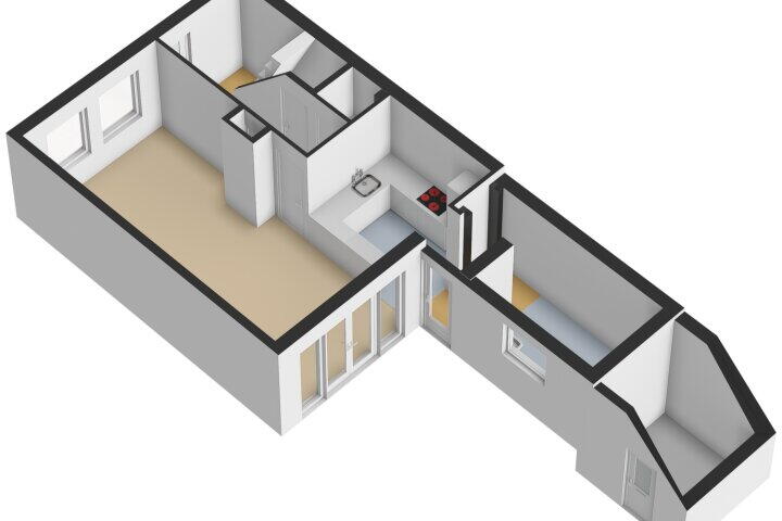 Plattegrond – Branderijstraat 20, Vlissingen