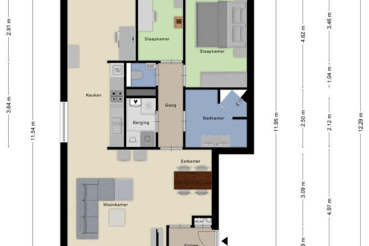 Plattegrond – Bredaseweg 128 B, Roosendaal