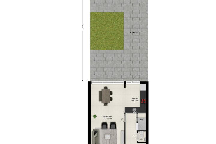 Plattegrond – Brederolaan 8, Etten-leur