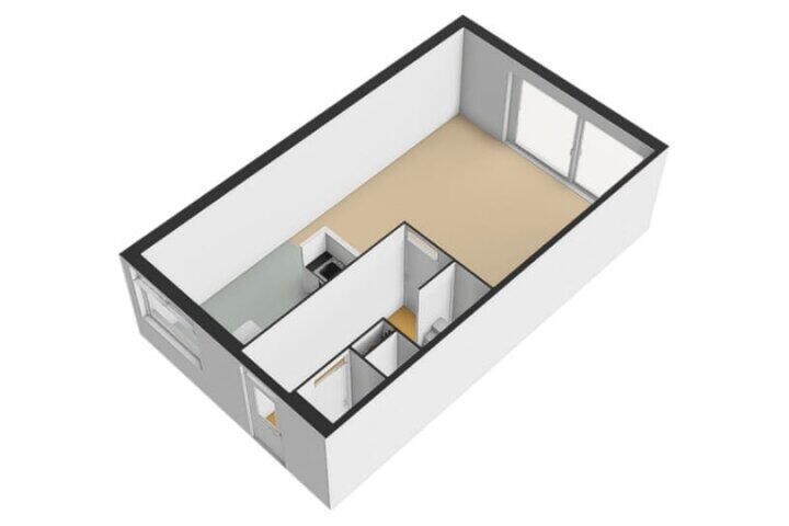 Plattegrond – Breitnerhof 17, Meppel