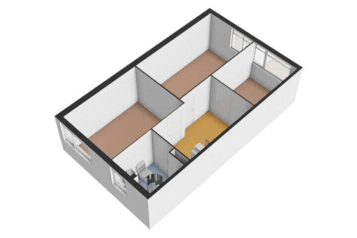 Plattegrond – Breitnerhof 17, Meppel