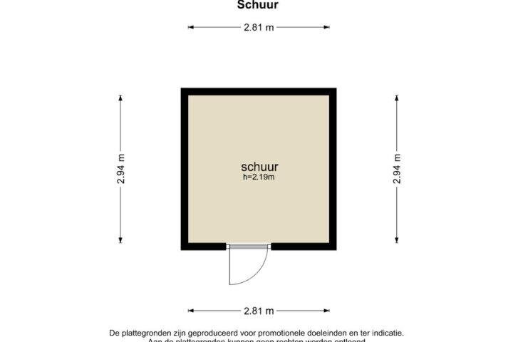 Plattegrond – Breitnerhof 17, Meppel