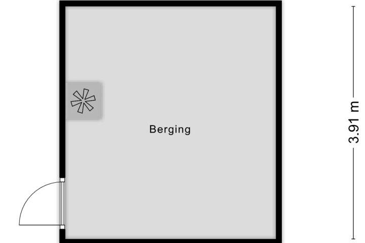 Plattegrond – Breitnerlaan 14 A, Roosendaal
