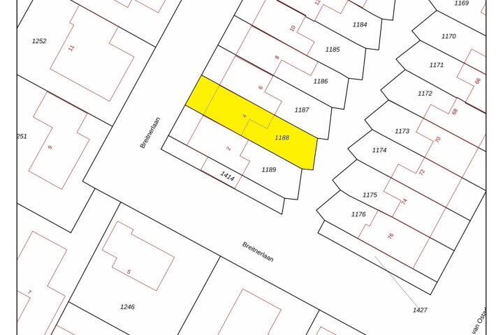 Plattegrond – Breitnerlaan 4, Heerhugowaard
