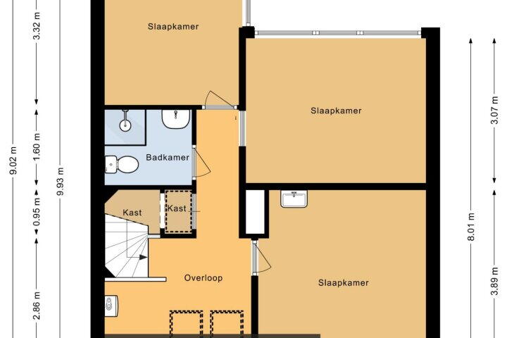 Plattegrond – Breitnerlaan 4, Heerhugowaard