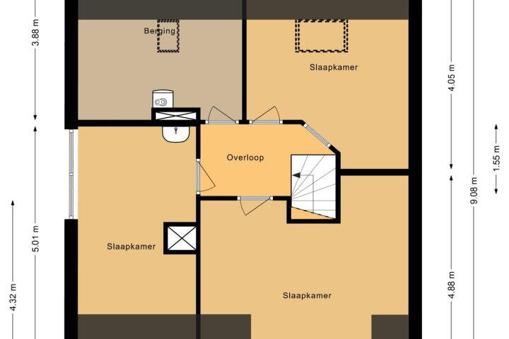 Plattegrond – Bremlaan 26, Heerhugowaard