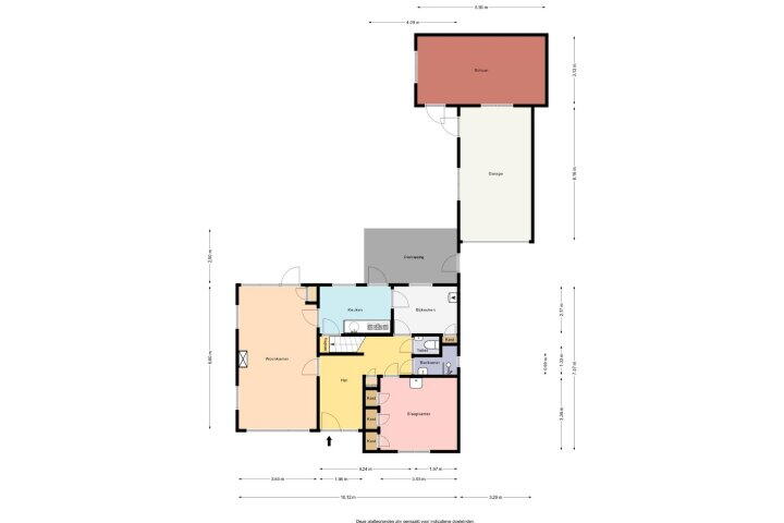 Plattegrond – Bremsingel 13, Jubbega