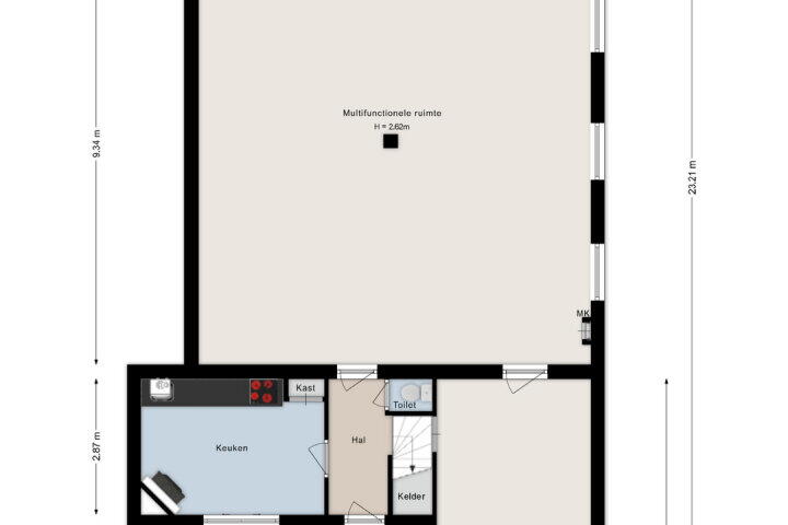 Plattegrond – Brink 14, Scheerwolde