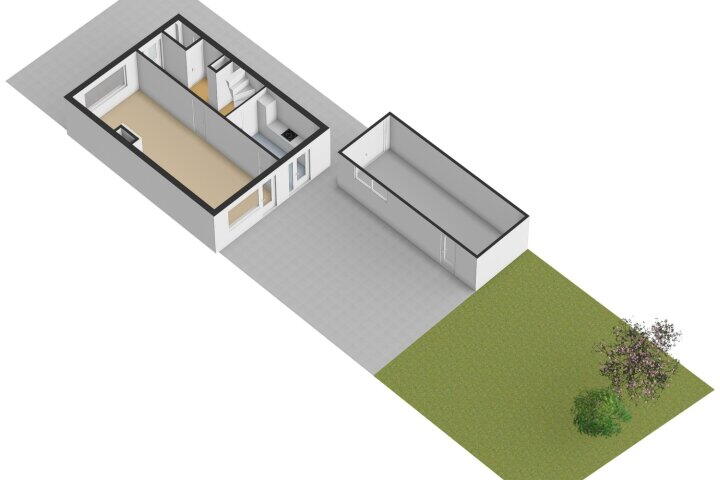 Plattegrond – Broekstraat 58, Schinveld