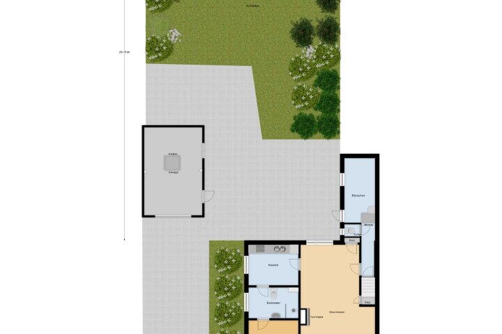 Plattegrond – Broekstraat 6, Nederasselt