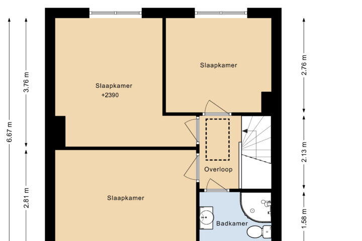 Plattegrond – Bruinkoolweg 28, Heerlen