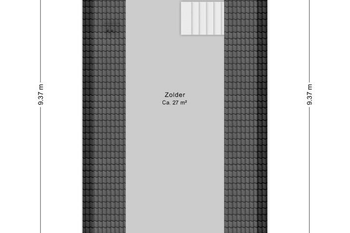 Plattegrond – Brunstingerstraat 54, Beilen