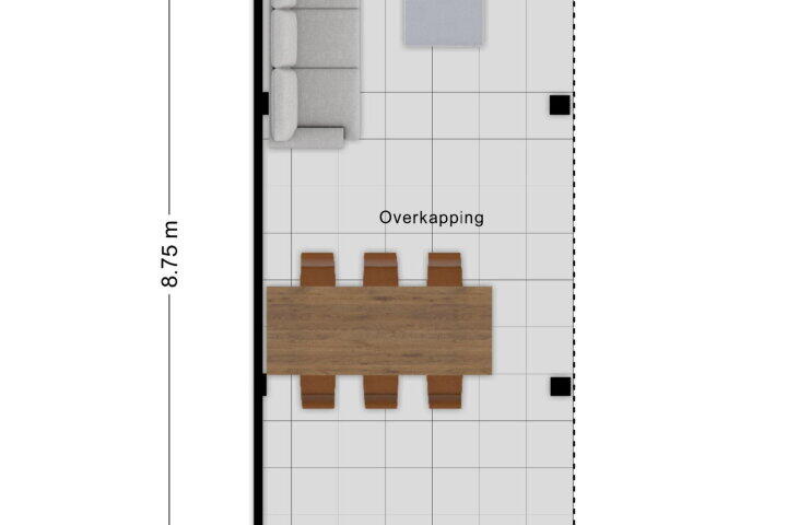 Plattegrond – Buijenstraat 3, Roosendaal