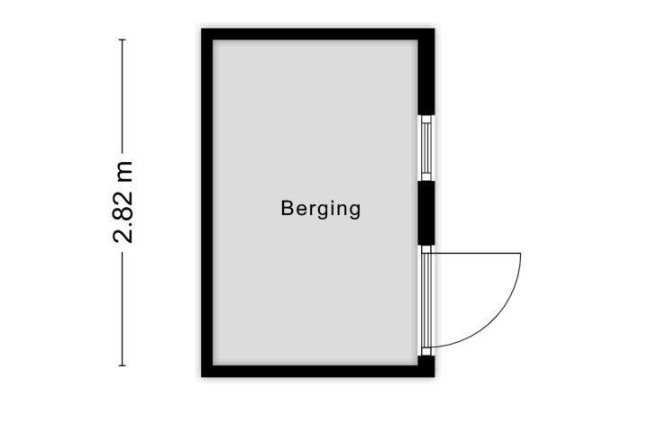 Plattegrond – Buitenberg 38, Roosendaal