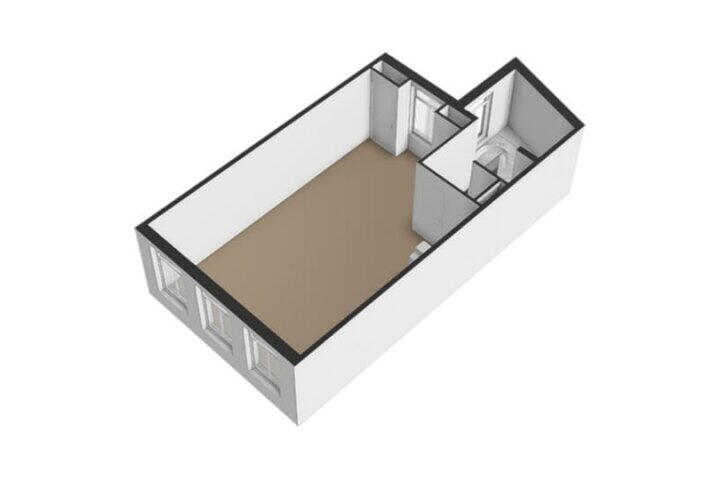 Plattegrond – Buiten Brouwersstraat 18 H, Amsterdam
