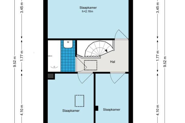Plattegrond – Buitendams 525, Hardinxveld-Giessendam