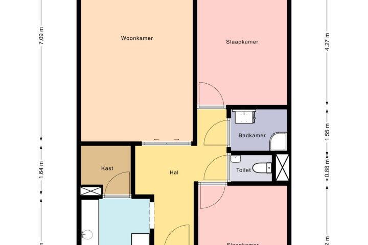 Plattegrond – Buizerd 25, Heerenveen