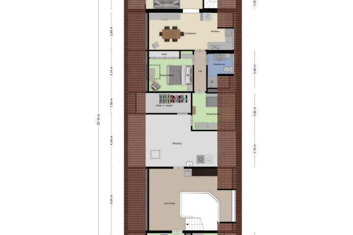 Plattegrond – Burgemeester Buijsstraat 5, Herpt