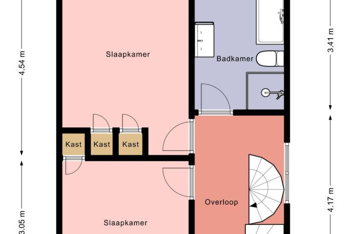 Plattegrond – Burgemeester Falkenaweg 119, Heerenveen