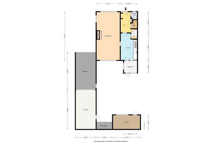 Plattegrond – Burgemeester Falkenaweg 184, Heerenveen