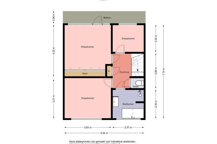 Plattegrond – Burgemeester Falkenaweg 184, Heerenveen
