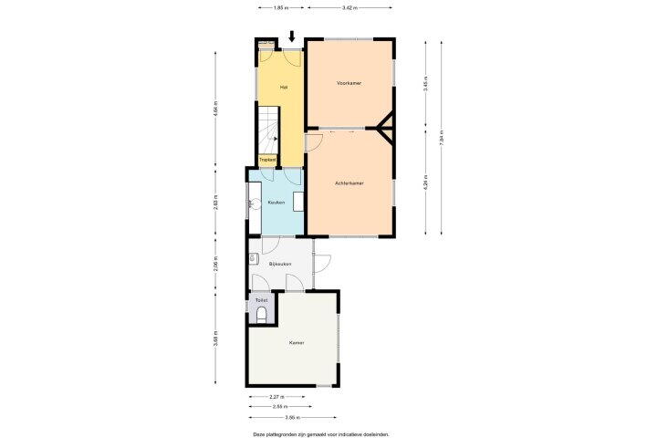 Plattegrond – Burgemeester Falkenaweg 72, Heerenveen