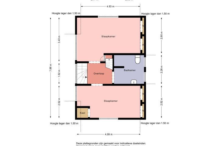Plattegrond – Burgemeester Falkenaweg 72, Heerenveen