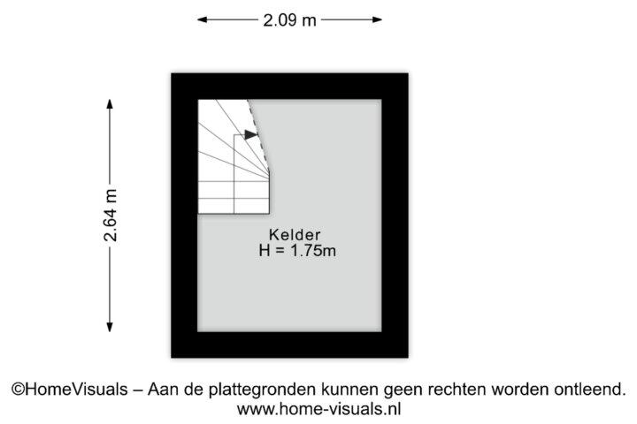 Plattegrond – Burgemeester Goeman Borgesiusstraat 16, Steenwijk