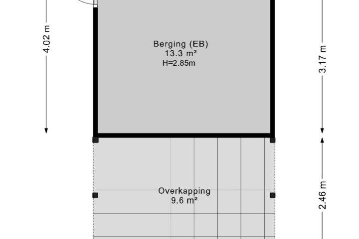 Plattegrond – Burgemeester Gratamastraat 8, Assen