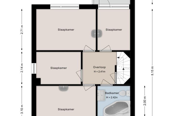 Plattegrond – Burgemeester Harmen Geerts Reinenstraat 17, Steenwijk