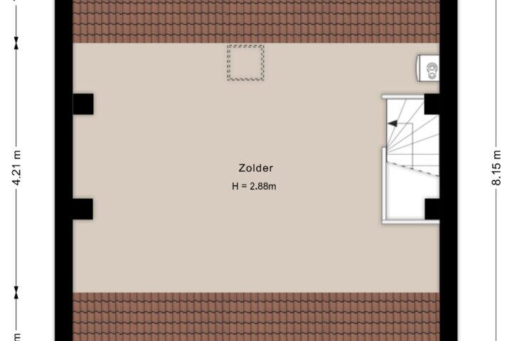 Plattegrond – Burgemeester Harmen Geerts Reinenstraat 17, Steenwijk