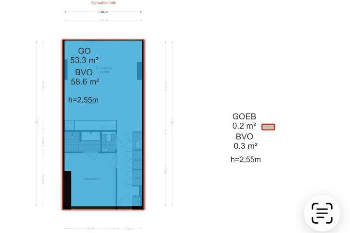 Plan – Burgemeester Hogguerstraat 397 E, Amsterdam