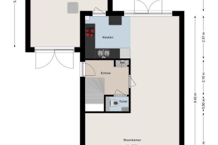Plattegrond – Burgemeester Nilandtweg 20, Blokzijl