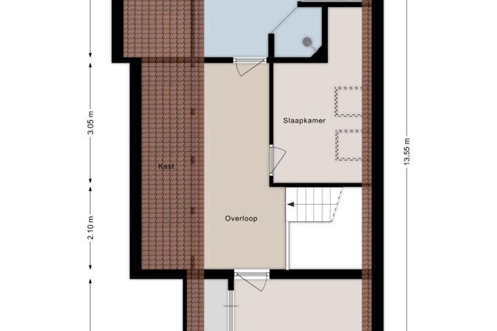 Plattegrond – Burgemeester Schuitestraat 36, Hardenberg