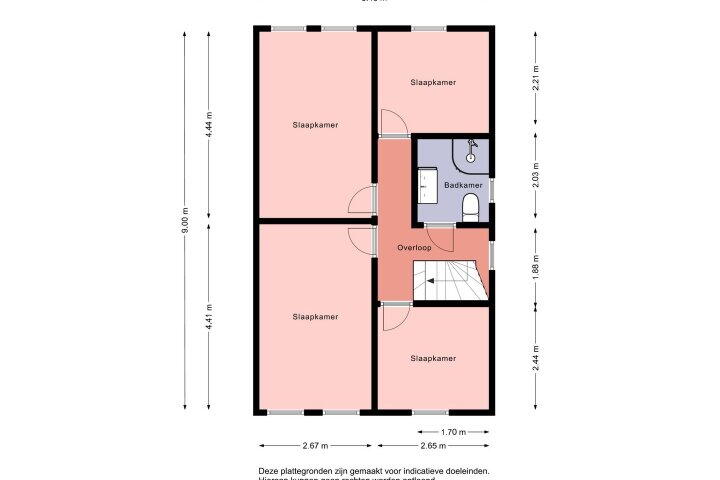 Plattegrond – Burgemeester Selhorststraat 66, Gorredijk
