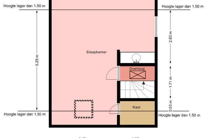 Plattegrond – Burgemeester Selhorststraat 66, Gorredijk