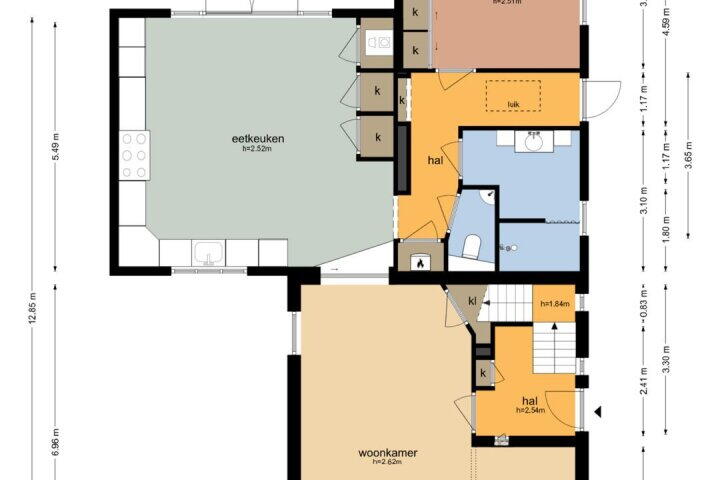 Plattegrond – Burgemeester Tonckensstraat 30, Zuidwolde