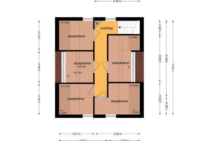 Plattegrond – Burgemeester Tonckensstraat 30, Zuidwolde