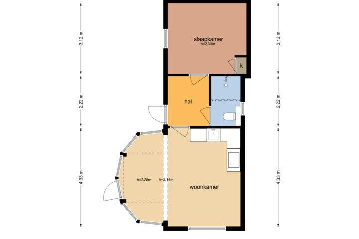 Plattegrond – Burgemeester Tonckensstraat 30, Zuidwolde