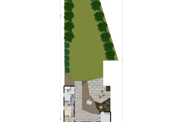 Plattegrond – Burgemeester Voetenstr 23, Ossendrecht