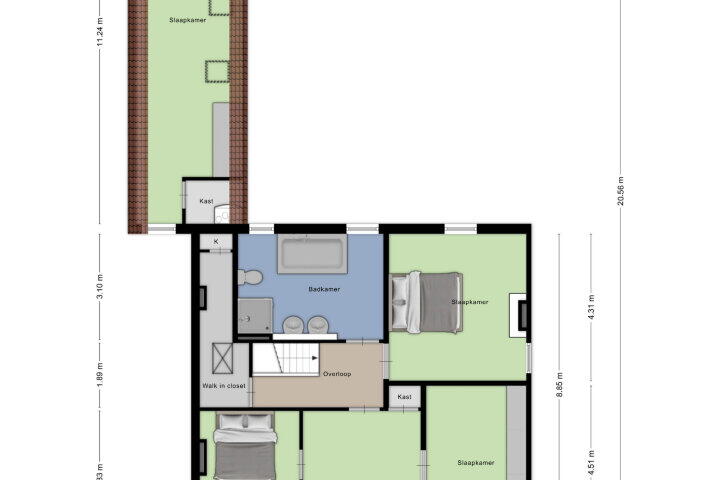 Plan – Burgemeester Voetenstr 23, Ossendrecht