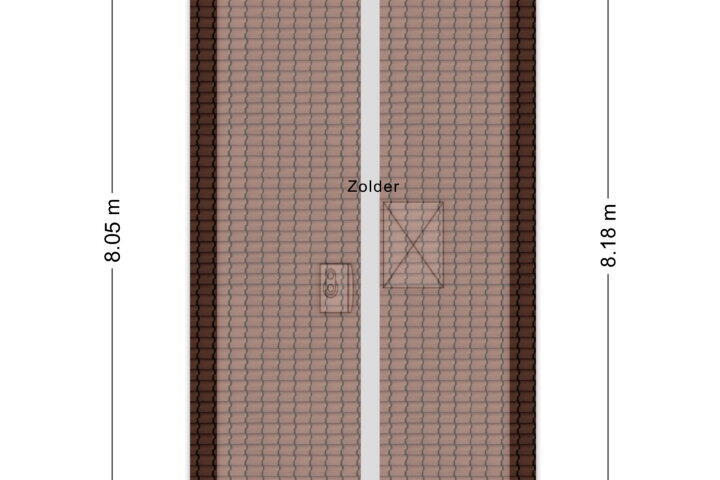 Plattegrond – Burgerhoutsestraat 98, Roosendaal