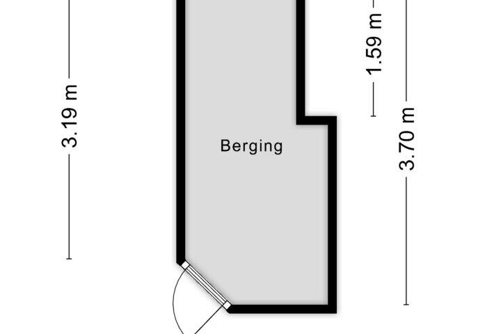 Plattegrond – Burg. Hustinxstraat 114, Nijmegen