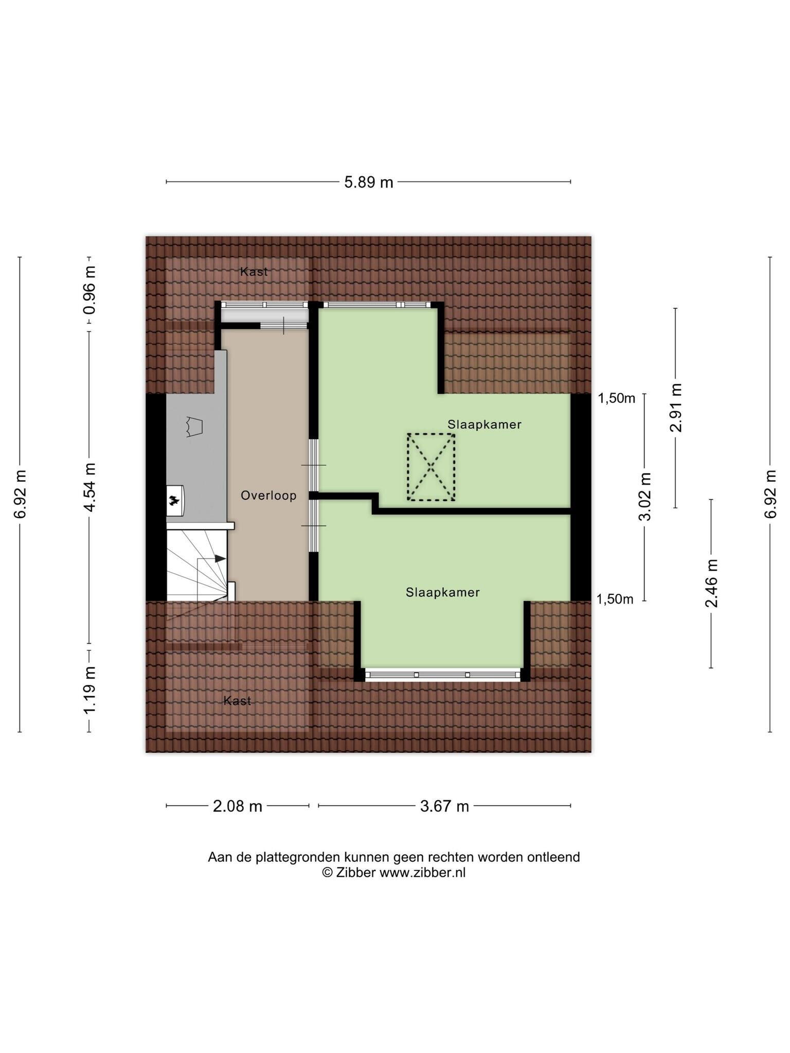 Plattegrond 3 - Busken Huetlaan 11, Waddinxveen