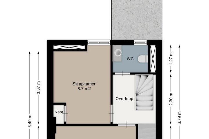 Plattegrond – B.W. ter Kuilestraat 95, Enschede