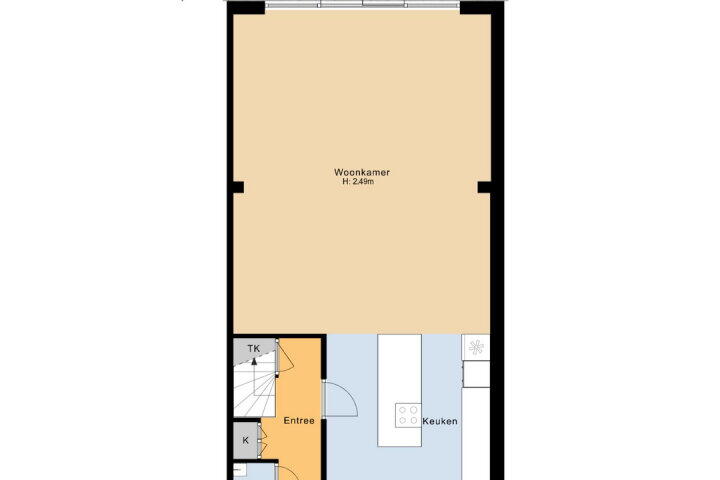 Plattegrond – Camera Obscuralaan 83, Amstelveen